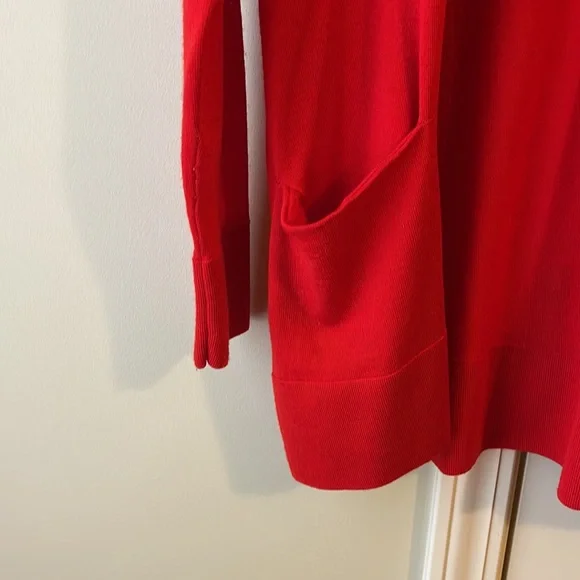 Loft sweater cardigan in large red - Picture 3 of 5